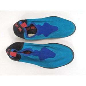 Surf Moc Pool Shoes-Beach Slippers US‎ Size 6 Pre Owned Blue Teal Excellent Cond
